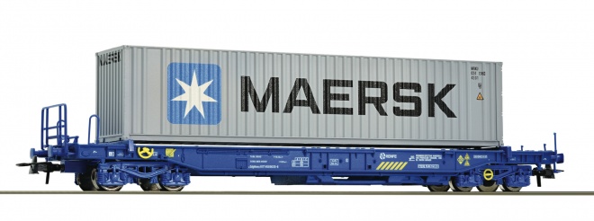 Standard pocket car with container<br /><a href='images/pictures/Roco/Roco-76752.jpg' target='_blank'>Full size image</a>